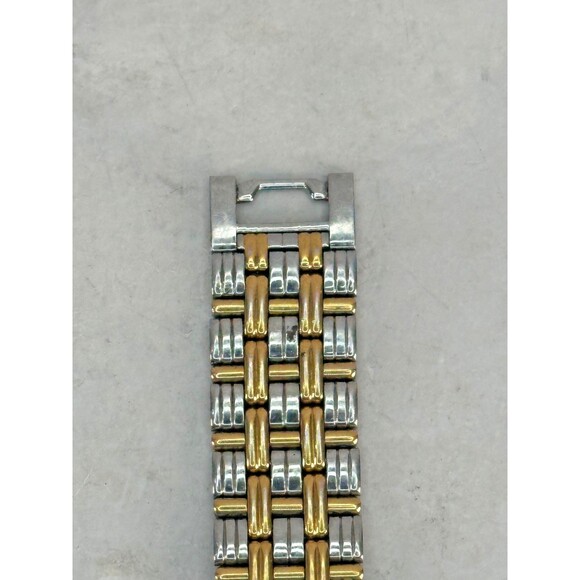 Vintage 1986 Men's Citizen Black Dial Lattice Hobnail Calendar Watch 5510-H01083 - Picture 9 of 13